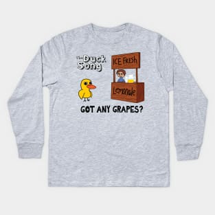 DUCK SONG AND BARTENDER Kids Long Sleeve T-Shirt